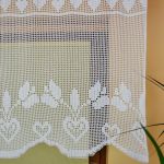 Firanka szydełkowa HAND MADE LOV - Firana hand made