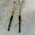 Kolczyki Minimalizm Koralikowe Nitki5 - 