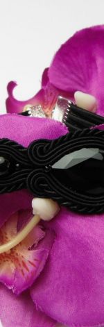 Bransoletka soutache sutasz czarna