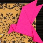 Obrazek origami w ramce do powieszenia Ptaki - Zbliżenie2