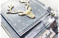 Kartka świąteczna z reniferem