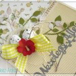 Kartka wielkanocna z jajeczkami - Wielkanoc, kartka, wielkanocna