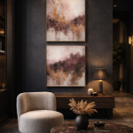 Obraz na antresolę, abstrakcja XXL, ręcznie malowany obraz 240x120 cm - 