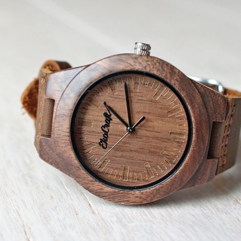Damski drewniany zegarek SISKIN