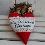 Serce z dedydkacją - zamówienie pani Renaty - 