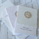 Zaproszenie komunijne z  hostią wz.12 - 