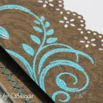 Kopertówka z okazji ślubu- turkusowa elegancja - 