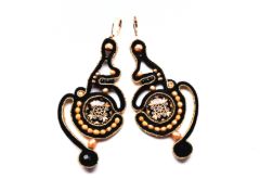 Gold Openwork kolczyki sutasz