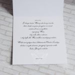Kartka na chrzest dziewczynki - pantofelki - Kartka wewnątrz