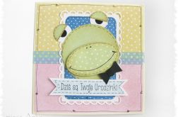 Kartka urodzinowa z żabą