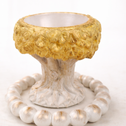 Świecznik „Złote Drzewo” | elegancka dekoracja w stylu glamour