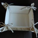 Lniany koszyk na pieczywo - 