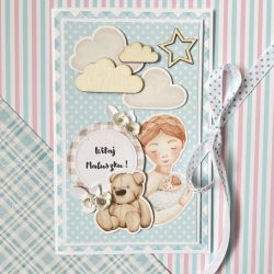 Kartka na narodziny chłopca/synka/dziecka