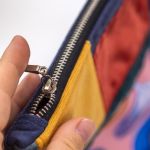 Unikatowa patchworkowa kosmetyczka podróżna no waste figi - 