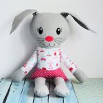Królik Szarak - Romantyczna Zuzia 37 cm - Wielkość nie licząc uszu to 37 cm