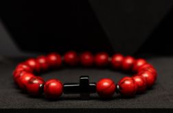 Męska bransoletka RED FAITH - bo tak!