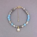 Bransoletka z labradorytów. - Bransoletka z labradorytów.