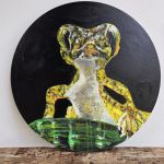 Szef na pokładzie,  obraz akrylowy na płótnie 50x50x2 cm - 