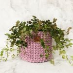 Kosz do przechowywania,koszyk ze sznurka bawełnianego 12x11cm. - 