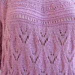 Różowy letni sweterek- bluzeczka roz. 44/46 - bawełniany oversize