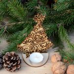 Choinka ażurowa #2 - dekoracje świąteczne - 