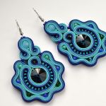 Kolczyki niebiesko-turkusowe 3 - kolczyki mogą być idealnym prezentem dla bliskiej osoby
