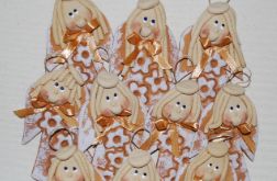 Lubimy Was - aniołki z masy solnej, prezenciki dla gości, dekoracja