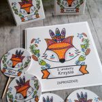 Zaproszenie na URODZINY ROCZEK z liskiem - 