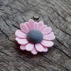 Momilio spineczka kwiatuszek baby pink