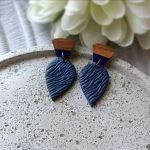 „ODETTE” kolczyki z glinki polimerowej - „ODETTE” kolczyki z glinki polimerowej