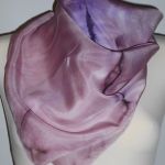 Apaszka Jedwabna Bakłażan - 