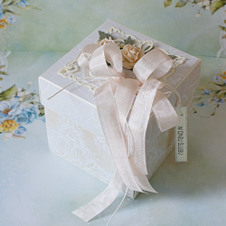 Ślubny exploding box z tortem -szybka wysyłka