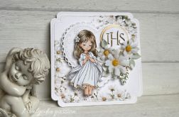 Kartka komunijna 3D w pudełku