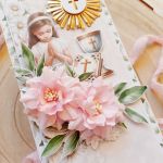 Pamiątka I Komunii Świętej dla dziewczynki (43) - kartka komunijna dla dziewczynki