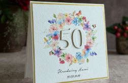 Kartka na 50 urodziny z personalizacją BH 35