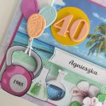 Kartka urodzinowa na 40 dla Agnieszki - 