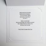 Gustowna kartka na ślub z różami z imionami - Kartka na ślub z wyjątkowymi życzeniami