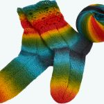 Kolorowe skarpetki -tęczowe kolorki ! - socks