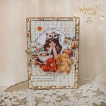 Kobieca kartka urodzinowa "Autumn 2" GOTOWA - 