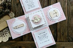 Pamiątka Chrztu Świętego exploding box