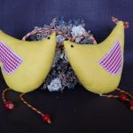 Wiosenna ptaKURA - zawieszka - 