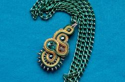 Naszyjnik-wisior sutasz Zielony