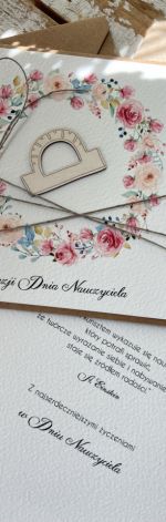 Kartka ręcznie robiona na dzień nauczyciela 1