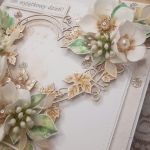 Kartka ślubna z tekturką - Z boku