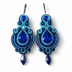 Kolczyki Sutasz Nane sutasz kobalt1 - 