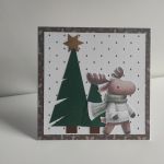 Zestaw 3 kartkek bożonarodzeniowych recznie robionych Handmade  - Kartka świąteczna handmade loś
