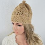 CZAPKA KASZMIROWA CAMEL L - 