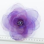 Broszka kwiat 16cm fiolet - Broszka kwiat 16cm fiolet 1