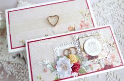 Ślubna kartka w pudełku 1056