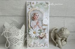 Kartka na komunię dla dziewczynki